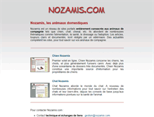 Tablet Screenshot of nozamis.com