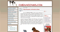 Desktop Screenshot of chien.nozamis.com